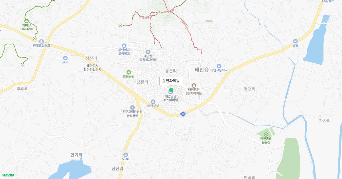충청남도 태안군 토요일 안과 병원 정보