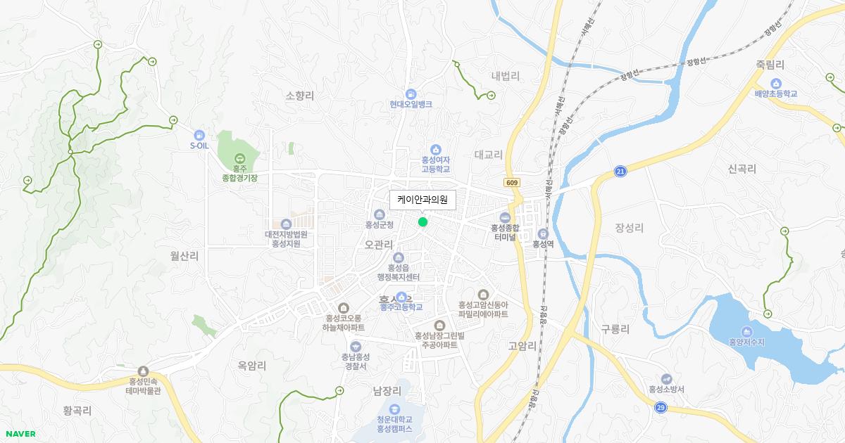 충청남도 홍성군 토요일 안과 병원 정보