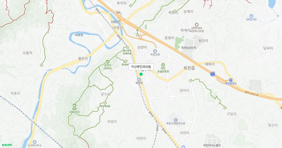 충청북도 옥천군 토요일 산부인과 병원 정보