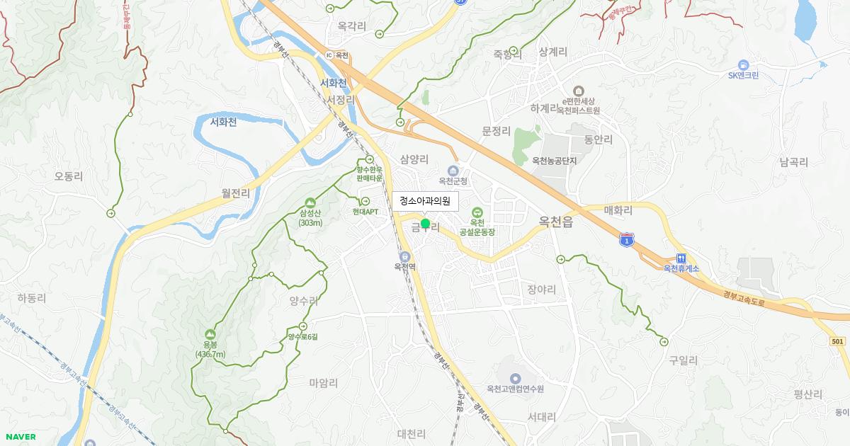 충청북도 옥천군 토요일 소아과 병원 정보