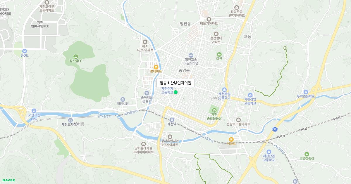 충청북도 제천시 공휴일 산부인과 병원 정보