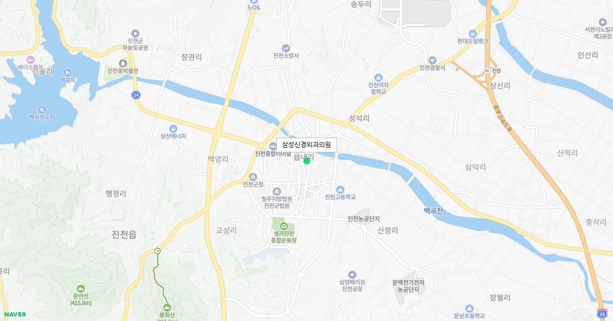 충청북도 진천군 토요일 신경외과 병원 정보