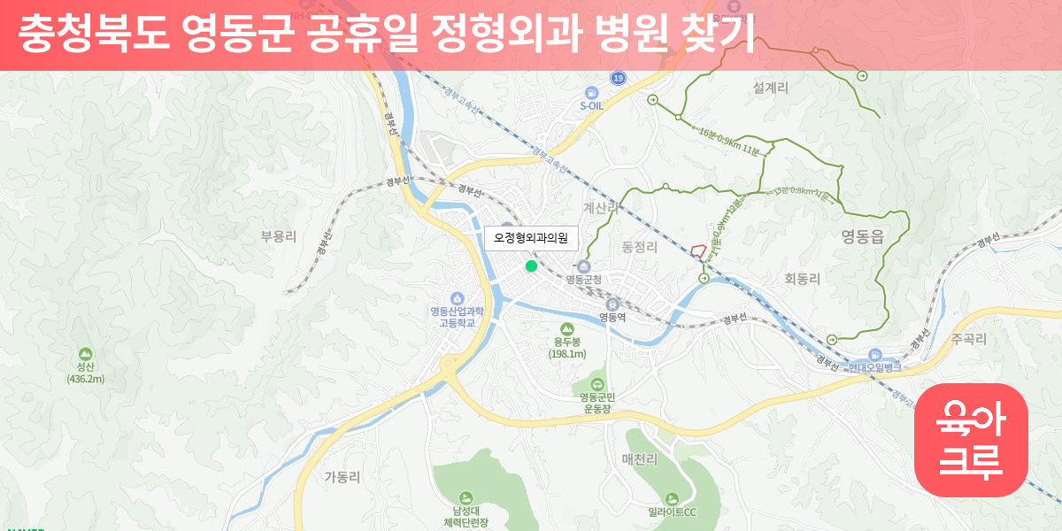 영동군 공휴일 정형외과 병원 1곳 | 육아크루