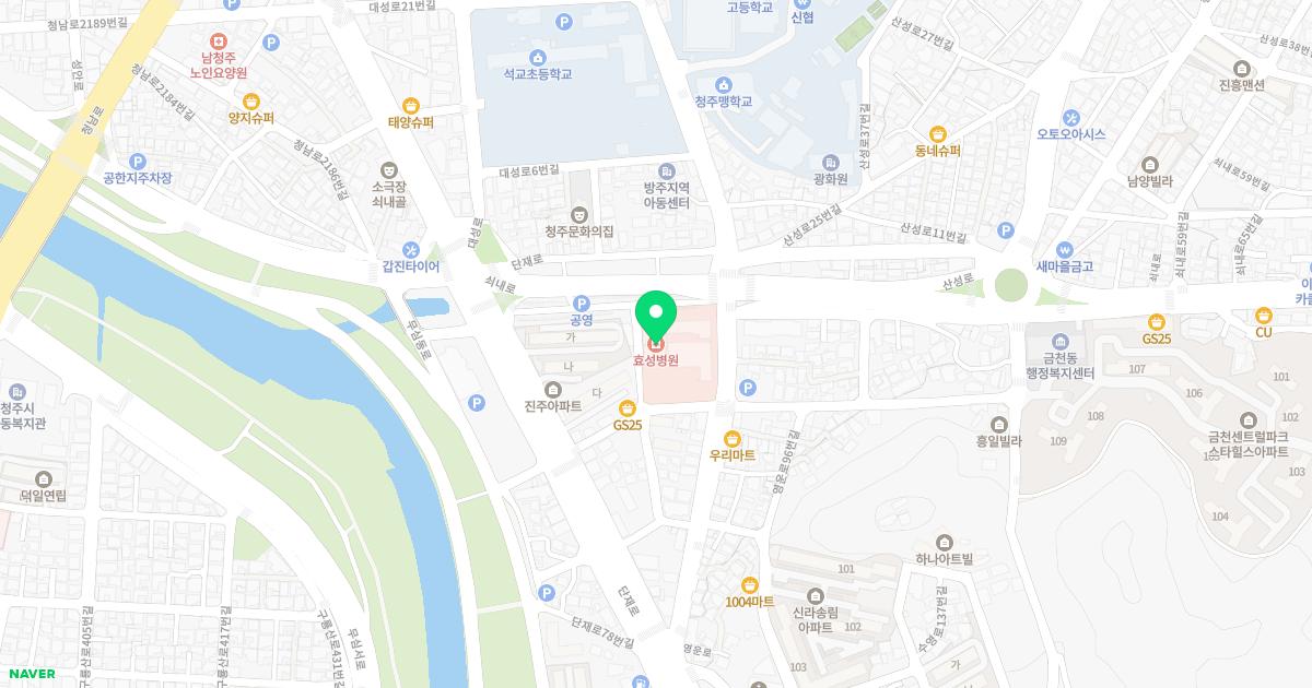 의료법인정산의료재단효성병원