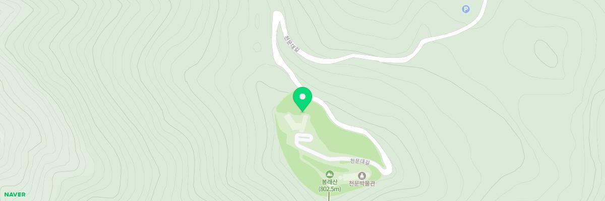 별마로천문대 지도 이미지