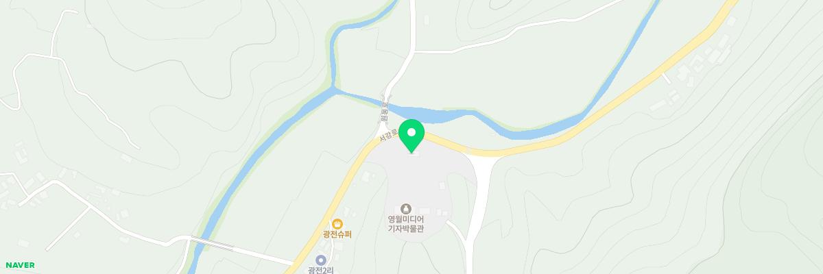영월미디어기자박물관 지도 이미지