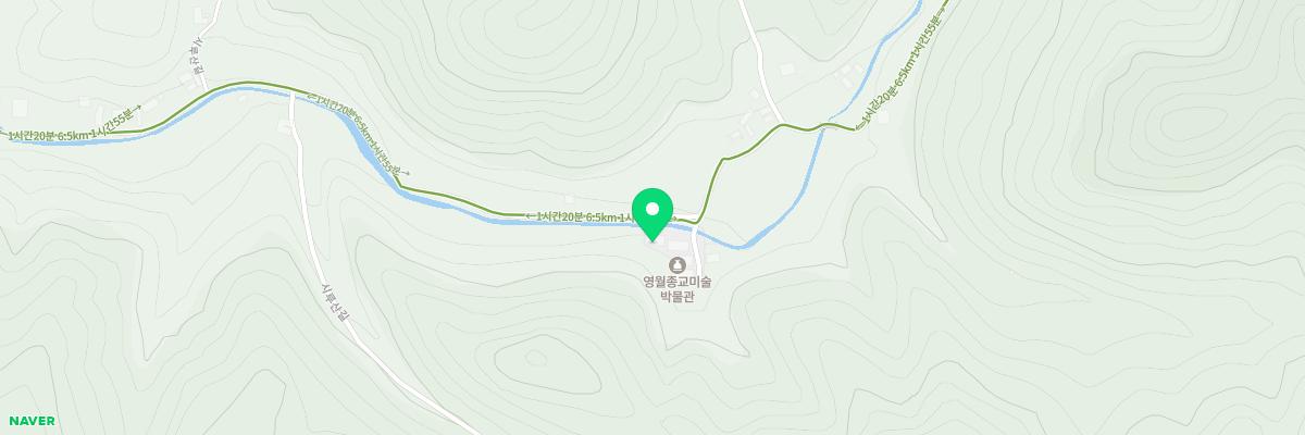 영월종교미술박물관 지도 이미지