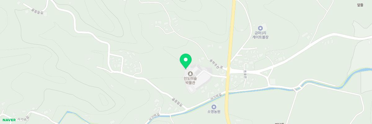인도미술박물관 지도 이미지