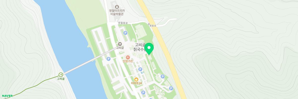 영월동굴생태관 지도 이미지