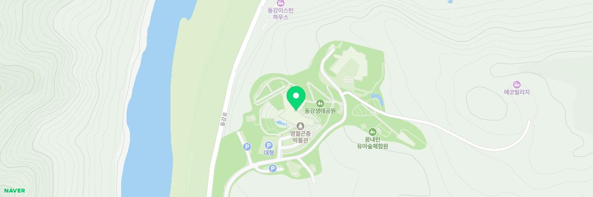 동강생태정보센터 지도 이미지