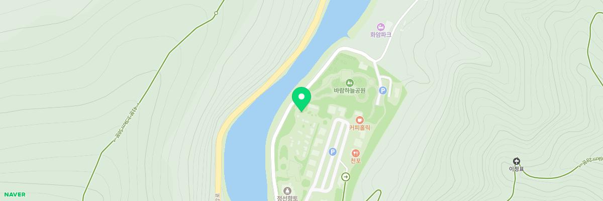 정선향토박물관 지도 이미지