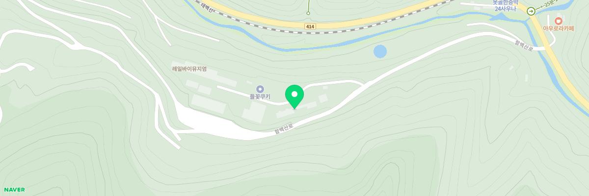 삼탄아트마인 지도 이미지