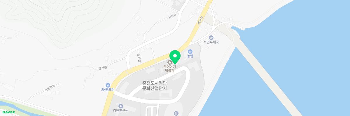 붓이야기박물관 지도 이미지