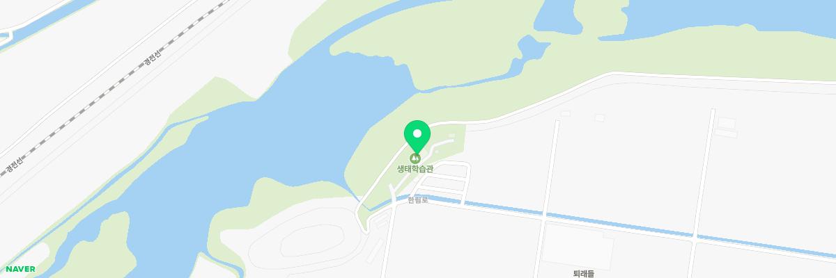 김해화포천습지 생태학습관 지도 이미지