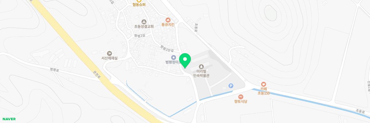 미리벌민속박물관 지도 이미지