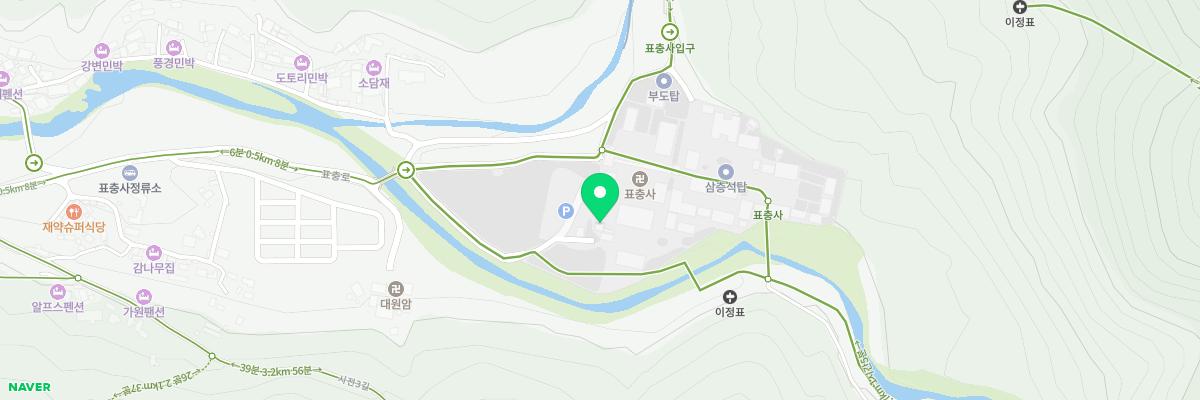 표충사호국박물관 지도 이미지