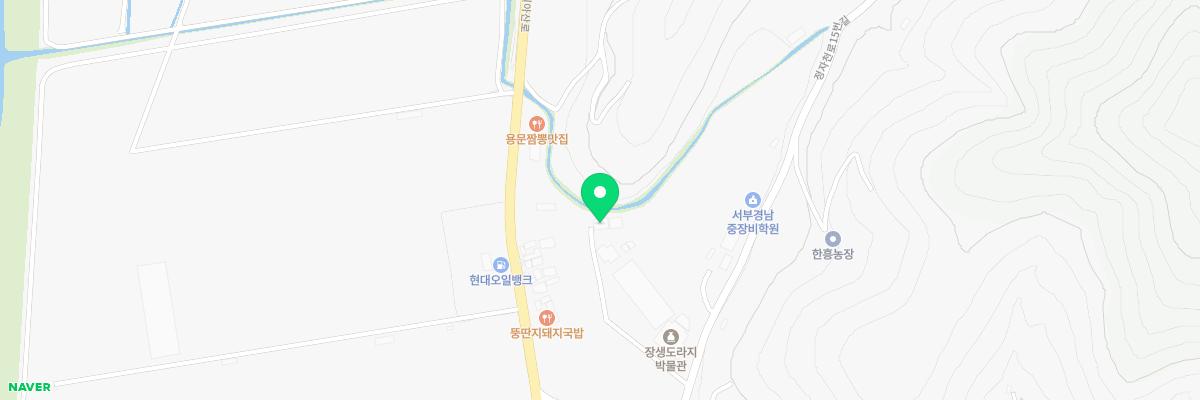 ㈜장생도라지박물관 지도 이미지