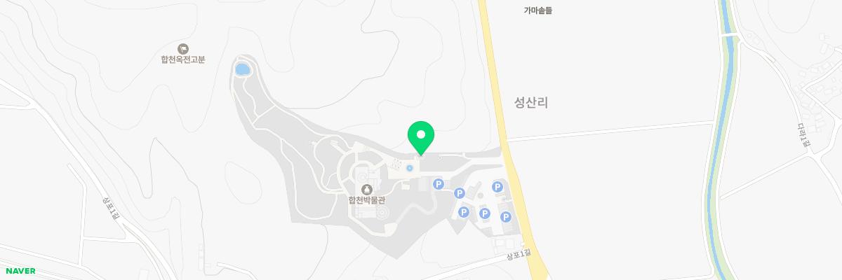 합천박물관 지도 이미지