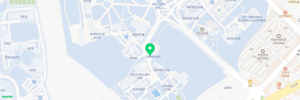 대구가톨릭대학교 박물관 지도 이미지