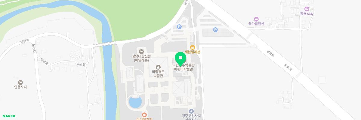 국립경주박물관 지도 이미지