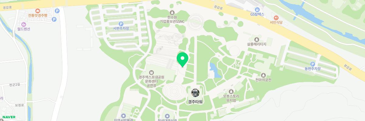 경주솔거미술관 지도 이미지