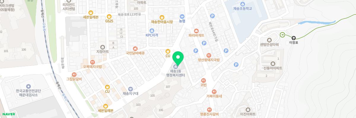 재송역사박물관 지도 이미지