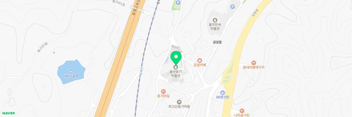 울산옹기박물관 지도 이미지
