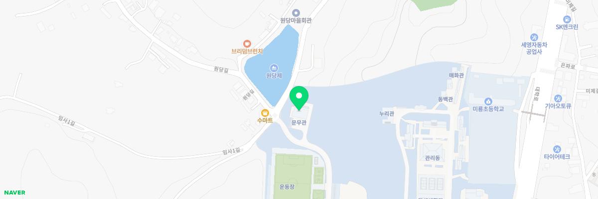 군산대학교박물관 지도 이미지