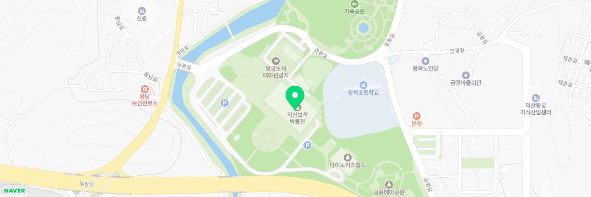 익산 보석박물관 지도 이미지