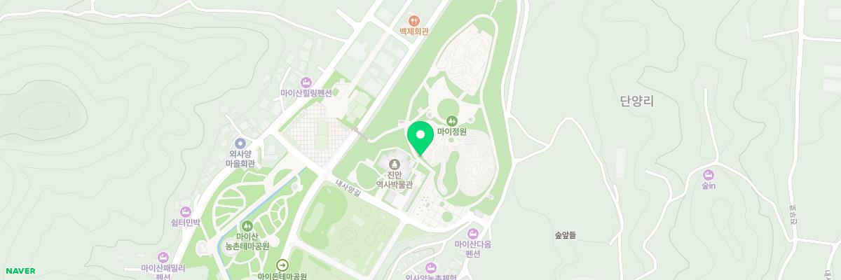 진안역사박물관 지도 이미지