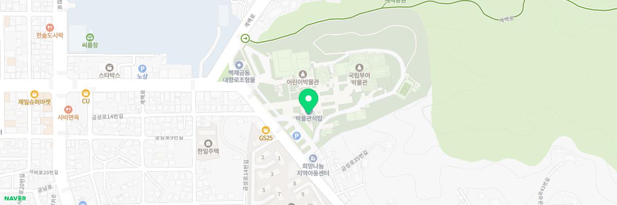 국립부여박물관 지도 이미지