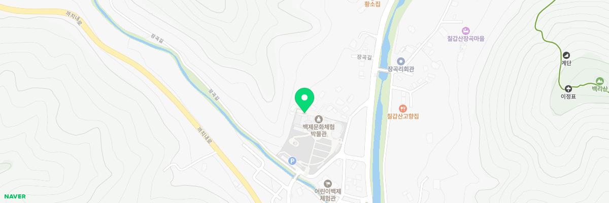 청양군백제문화체험박물관 지도 이미지