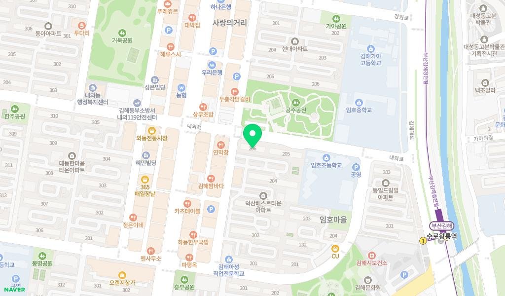 덕산작은도서관 지도 이미지