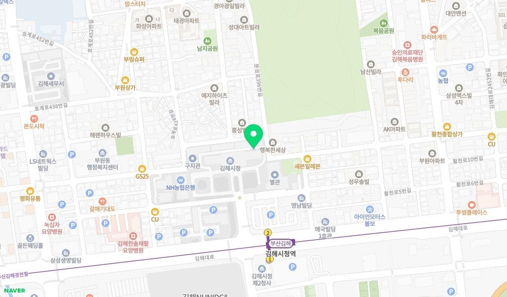 김해시 행정자료실 지도 이미지