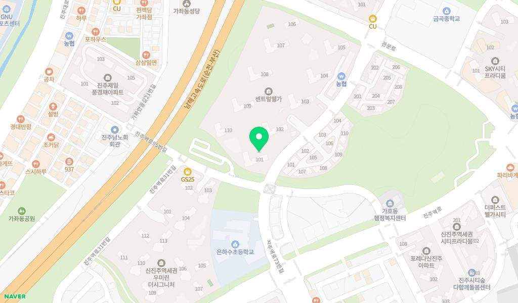 개양골 작은도서관 지도 이미지