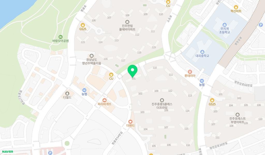 더프라임작은도서관 지도 이미지