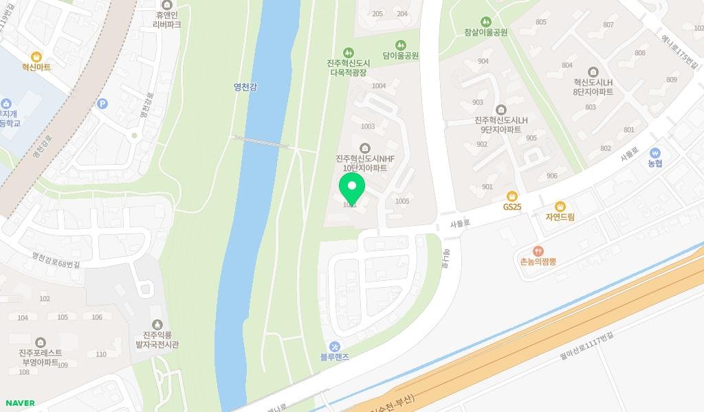너나마루작은도서관 지도 이미지