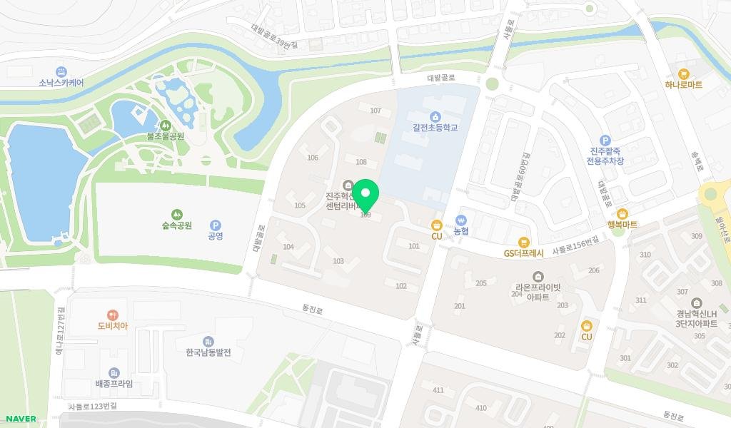 빛나는 도서관 지도 이미지