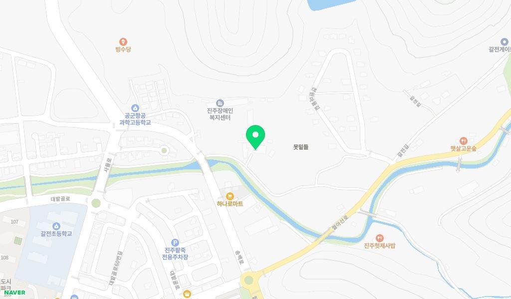 진주은평도서관 지도 이미지