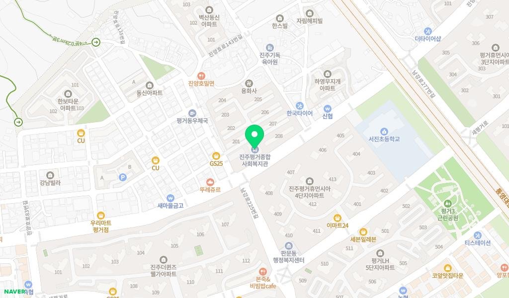 핑크드림 도서관 지도 이미지