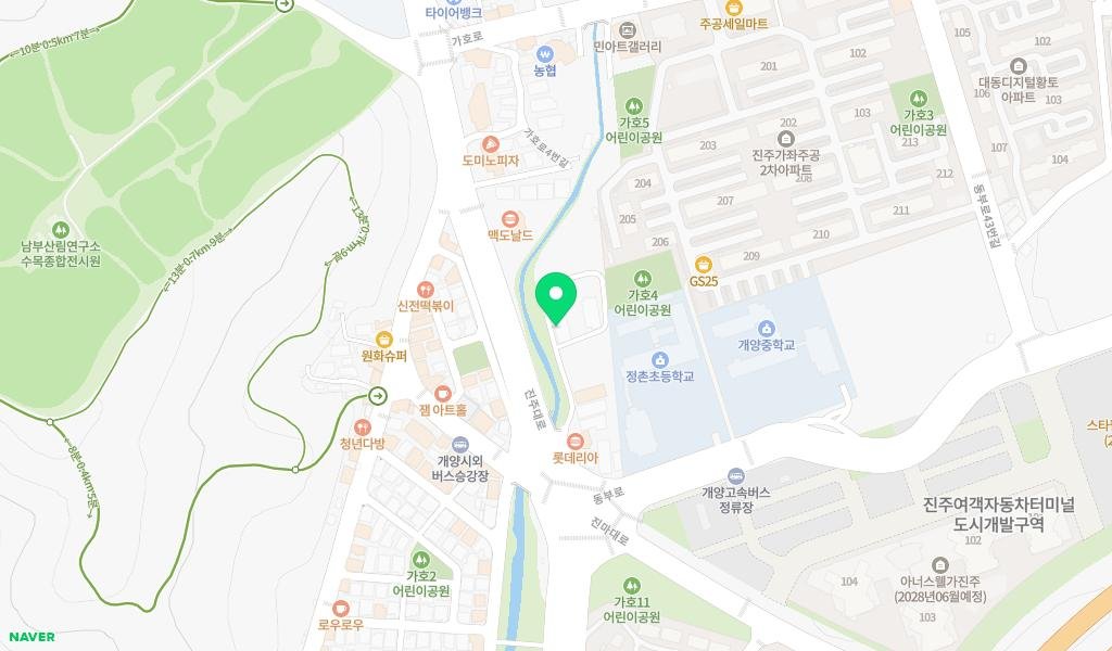 낮은울타리작은도서관 지도 이미지