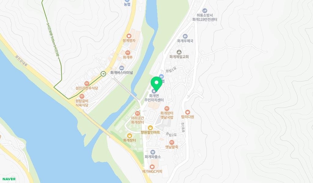 별천지 작은도서관 지도 이미지