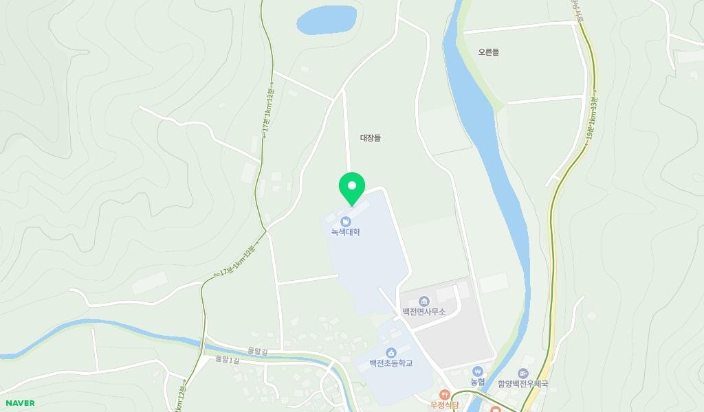 녹색대학문고 지도 이미지
