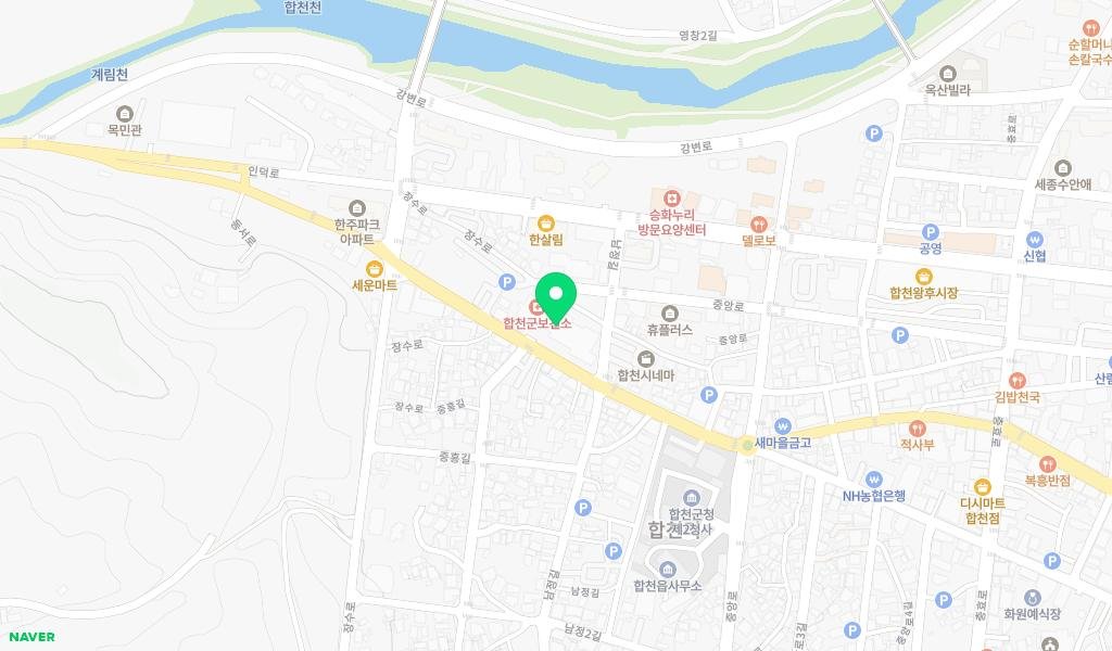 향파새마을작은도서관 지도 이미지