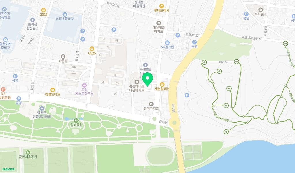 새마을문고센터 지도 이미지