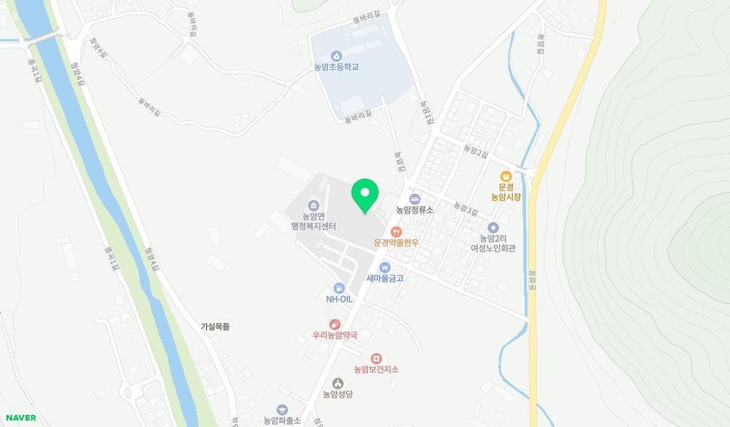 농암작은도서관 지도 이미지