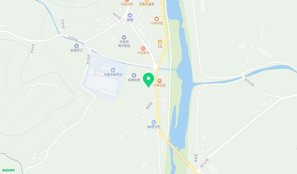 모동 작은도서관 지도 이미지