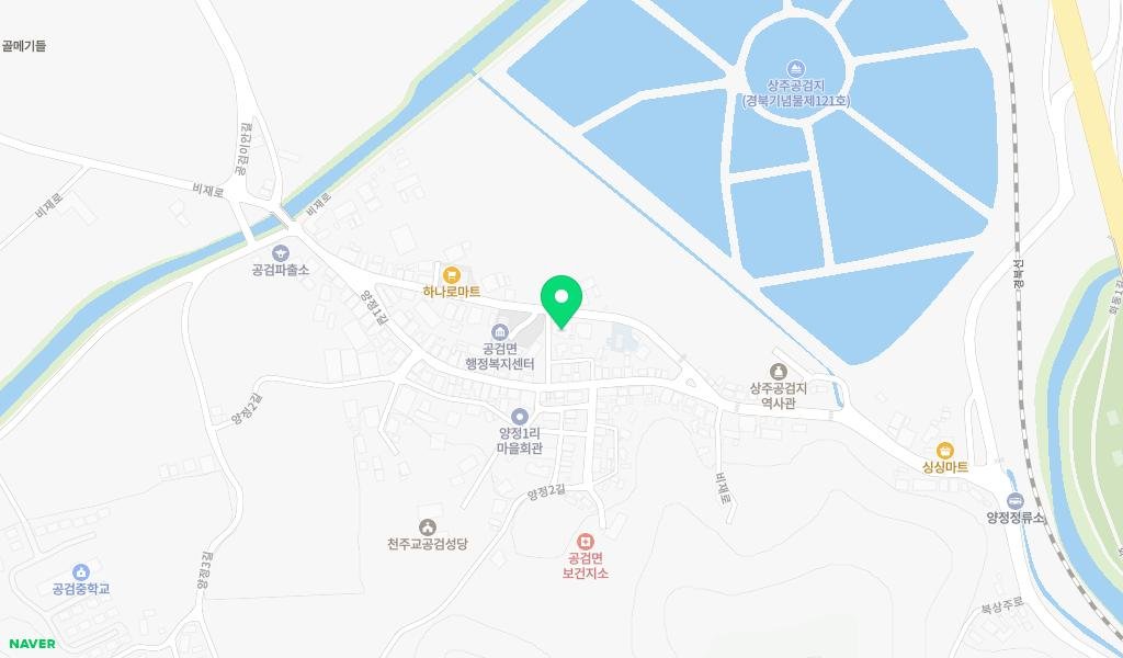 공갈못 꿈꾸는 작은 도서관 지도 이미지
