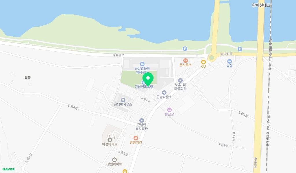 근남작은도서관 지도 이미지