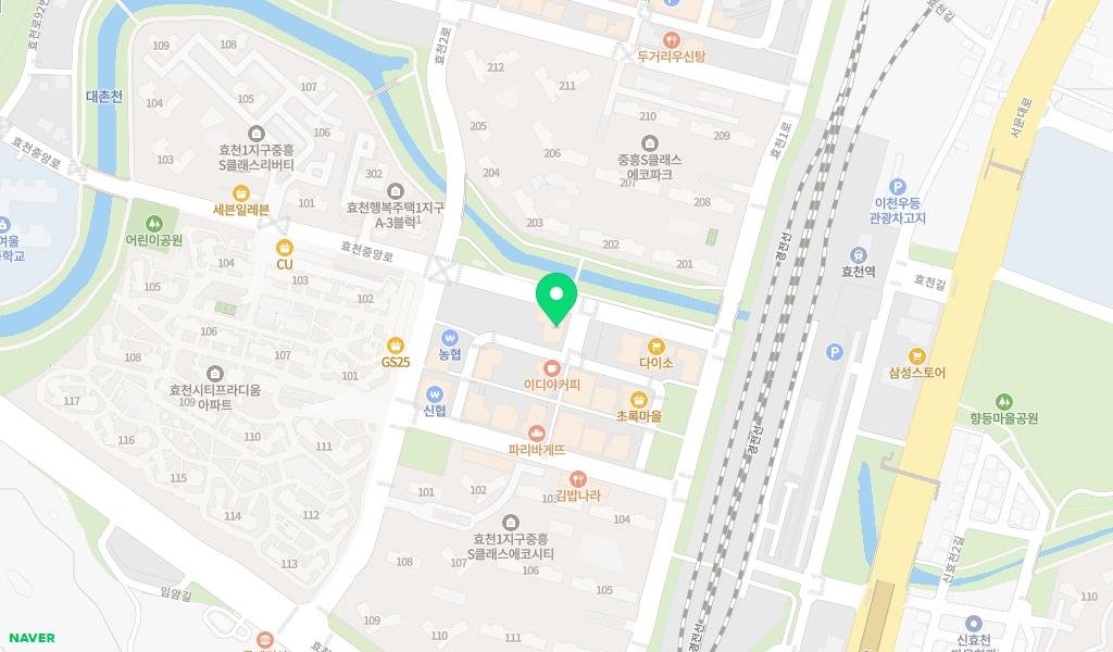 리얼레스트작은도서관 지도 이미지
